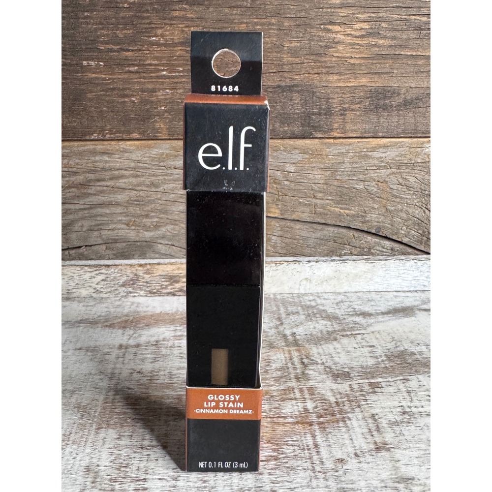 e.l.f. Glossy Lip Stain Shade Cinnamon Dreamz New In Box NIB MSRP $12
